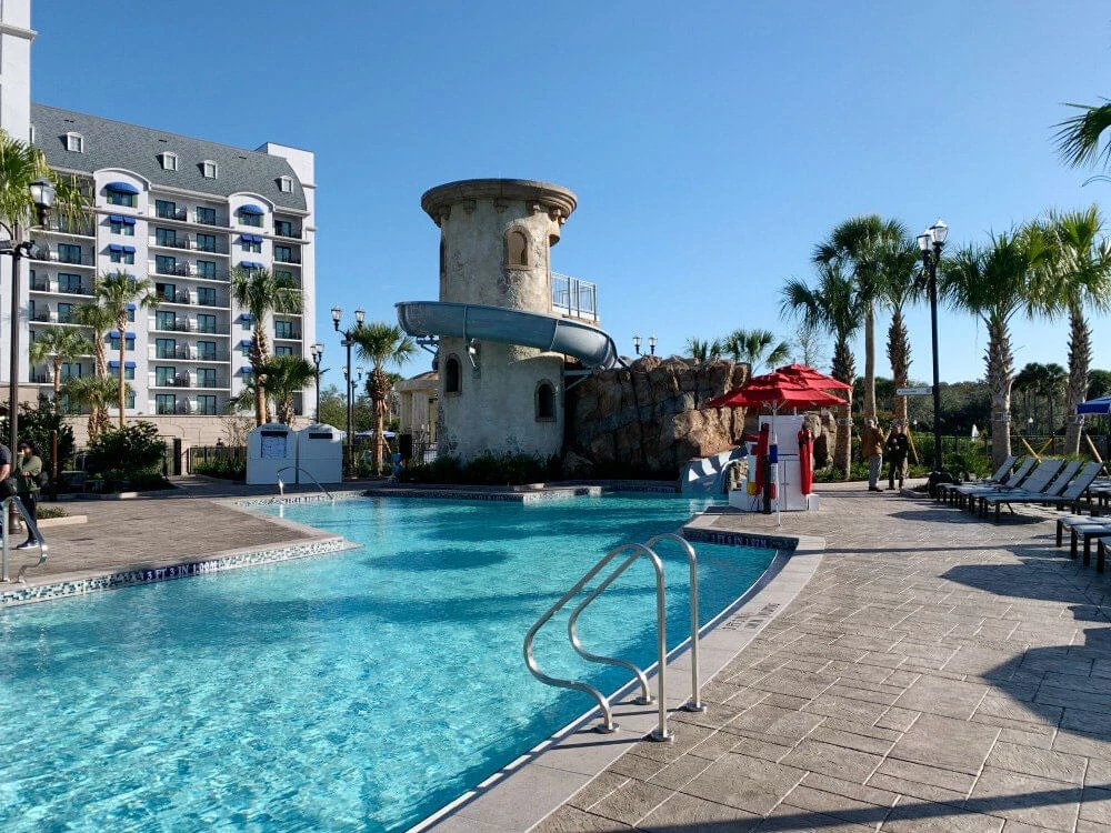 Riviera Resort Pool Coping Color Italia Acid Wash