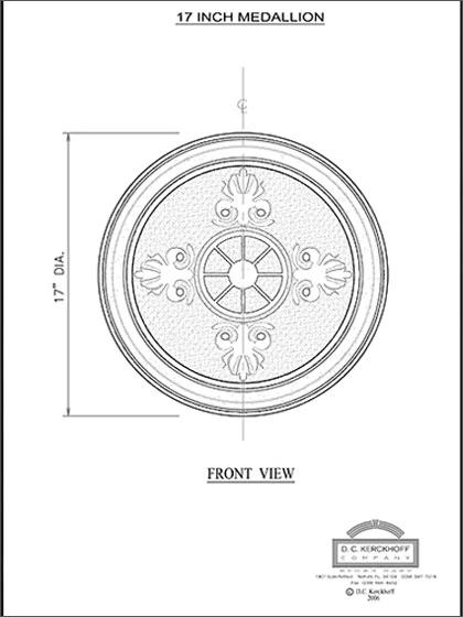 17 Inch Medallion