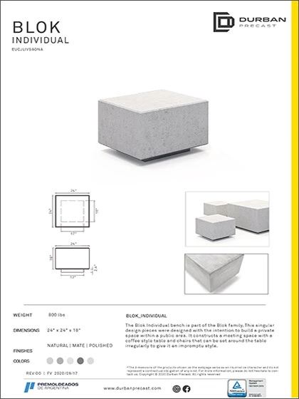 Blok Individual Bench