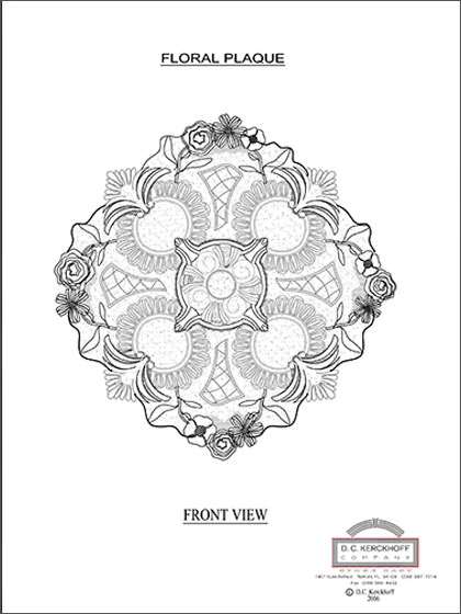 Floral Plaque