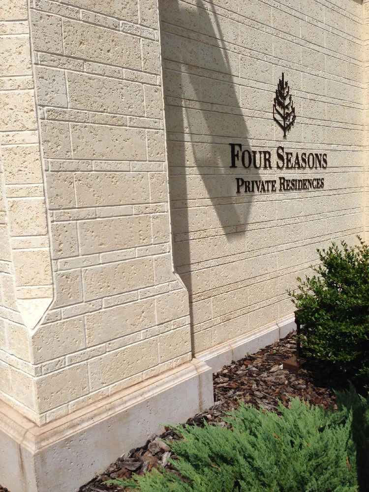 Four Seasons Orlando Entry Wall Veneer Color Villa M