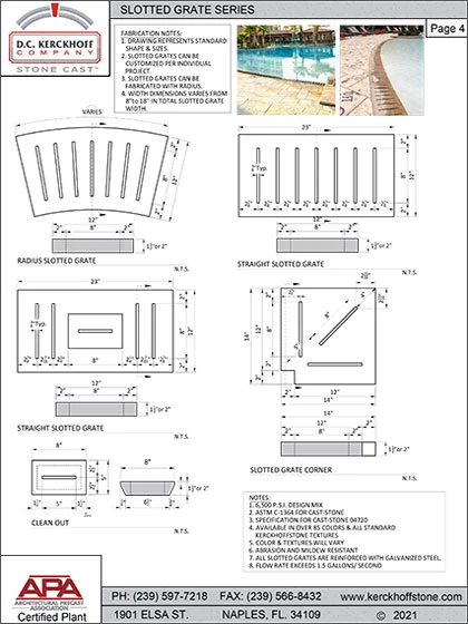 Pool Grating
