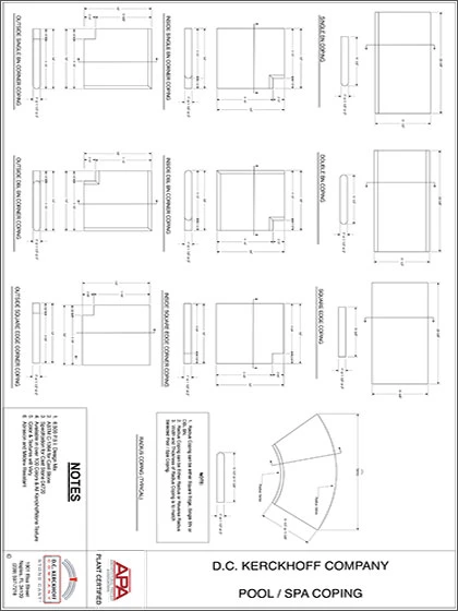 Pool and Spa Coping