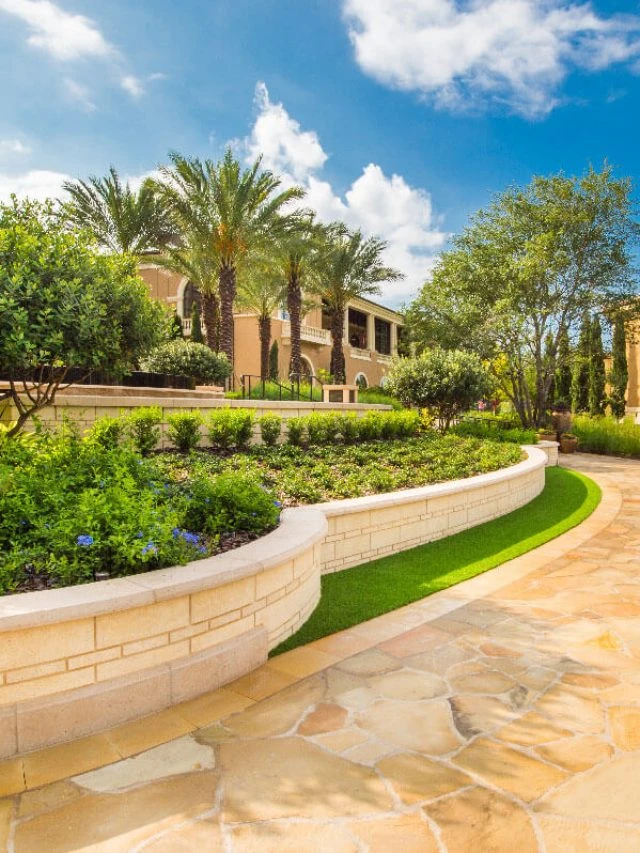 Four Seasons Radial Wall Panels and Pavers