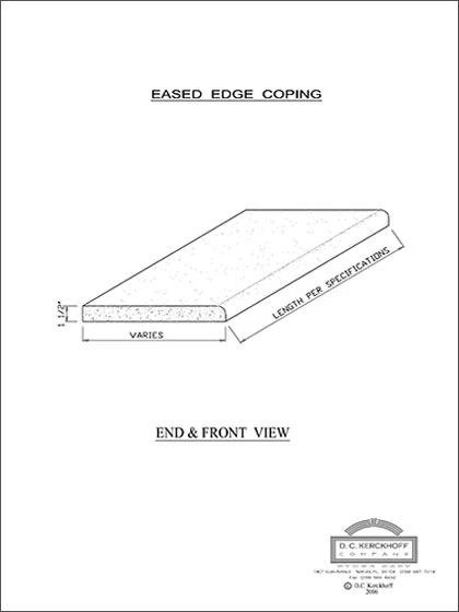 Eased Edge Coping